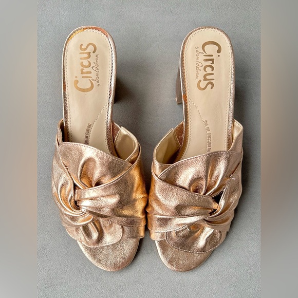 Circus by Sam Edelman Sahara Blush Gold Metallic Sandal - Picture 4 of 6